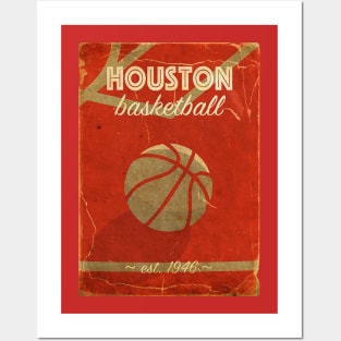 COVER SPORT - HOUSTON BASKETBALL EST 1946 Posters and Art